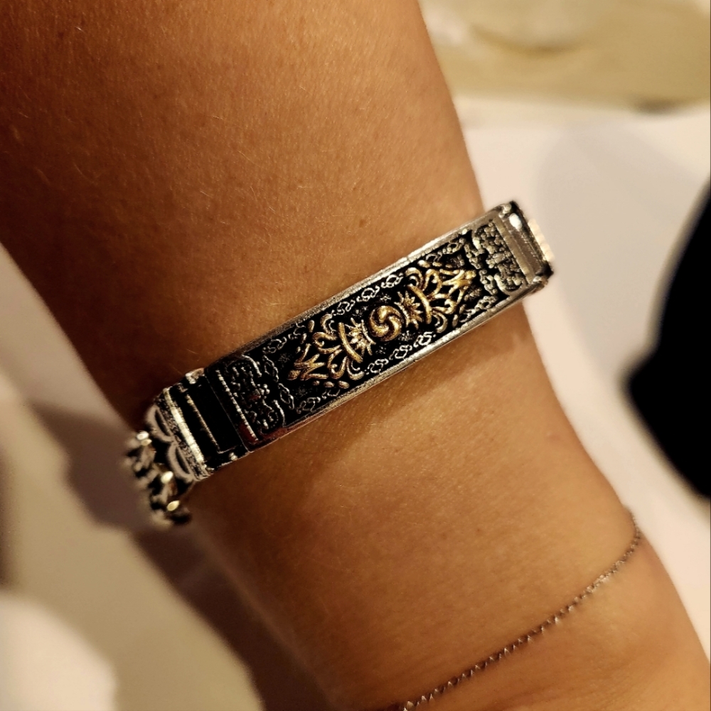 Vintage Style Men's Creative Fashion Trendy Bracelet. Stainless steel Hypoallerg
